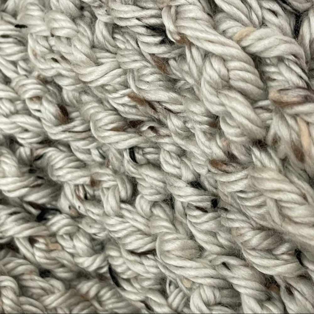 Handmade Extra Soft Marble Wheat Cowl Chunky Knit Crochet Statement Scarf Warm